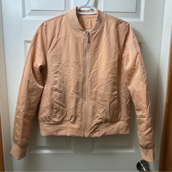 lululemon athletica Jackets & Blazers - Lulu🍋Non-Stop Reversible Bomber Jacket in the color Bleached Apricot Size 10